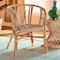 Baxton Studio Luxio Modern and Contemporary Natural Finished Rattan Chair 185-11870-Zoro - alternate 5